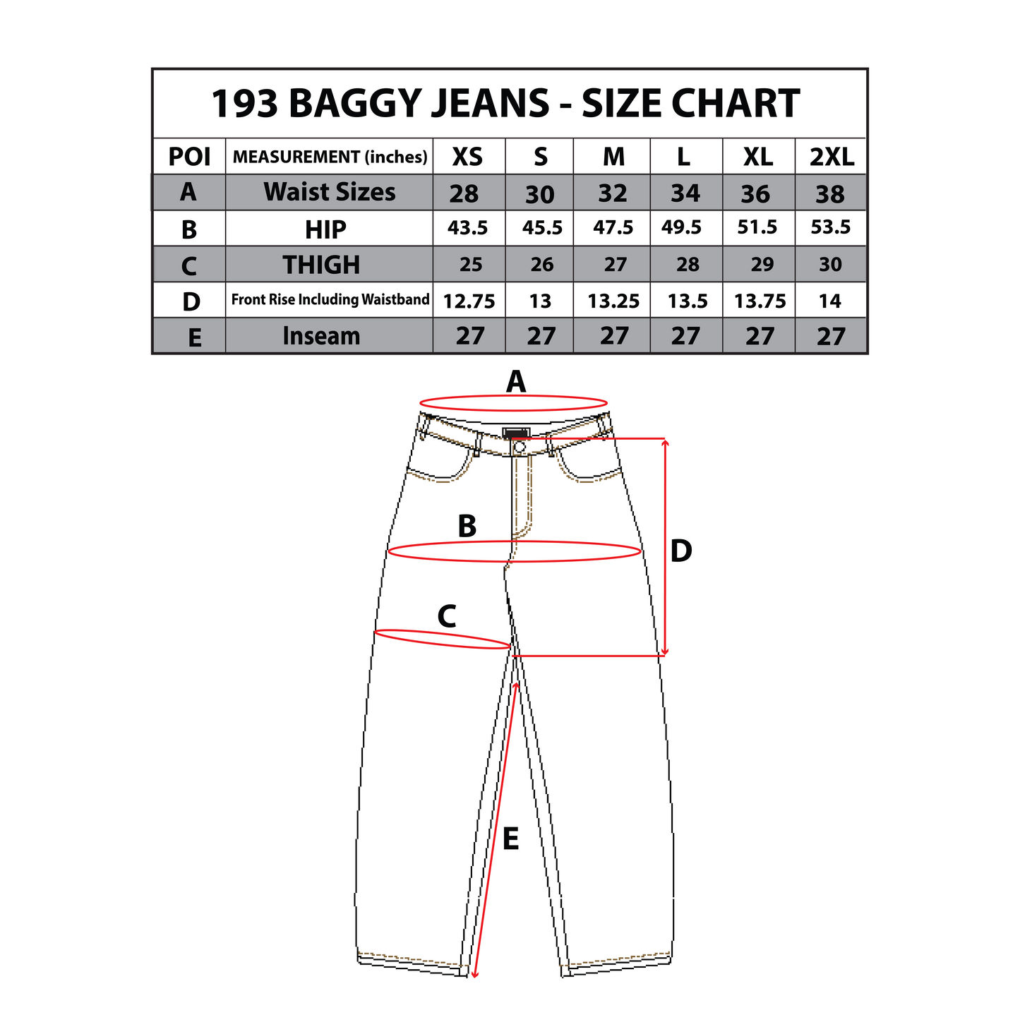 193 Jeans - Stone Black