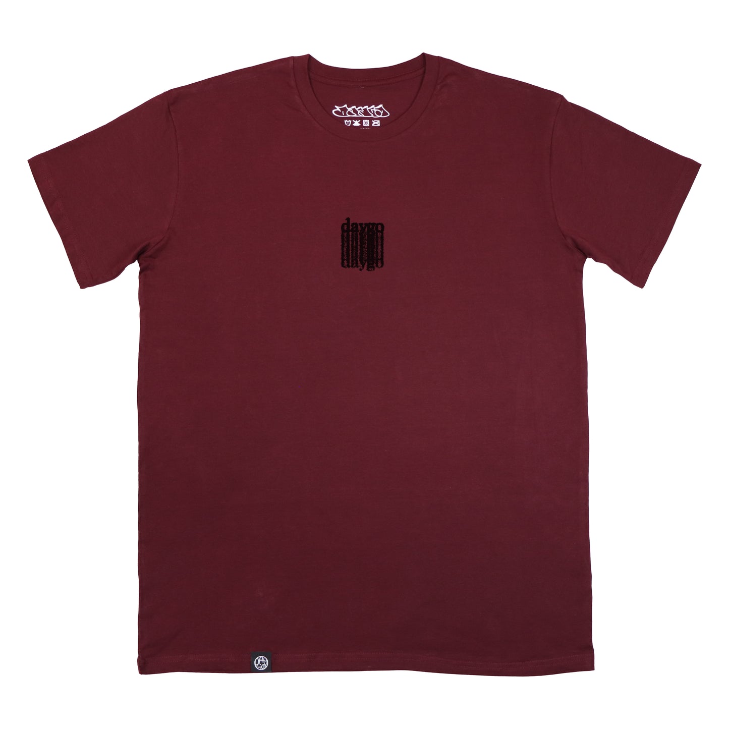 Burgundy Barcode Tee