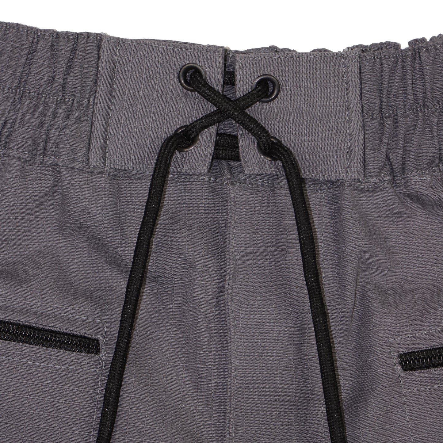 Grey Ripstop Cargo Pants