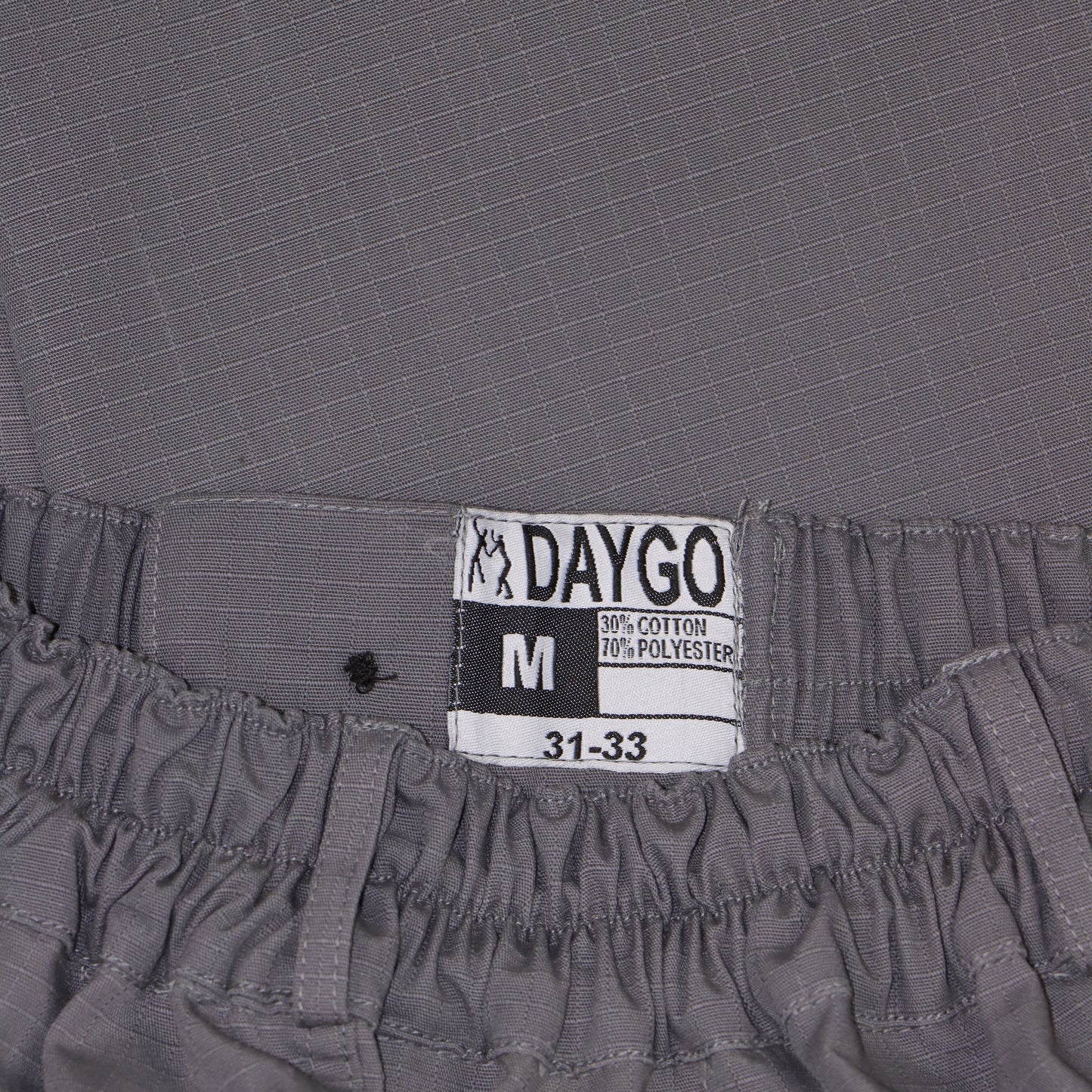 Grey Ripstop Cargo Pants